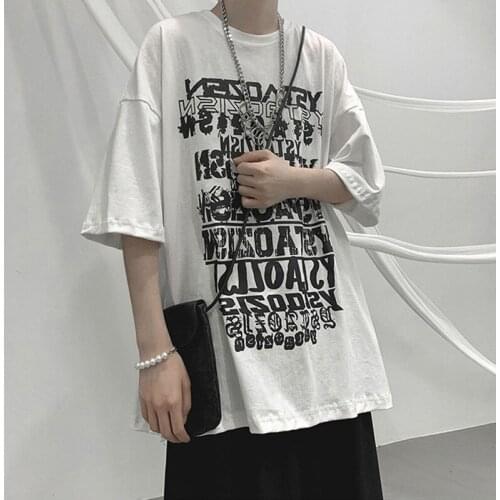 Punk Clothes Gothic Fashion Graphic T Shirts Men Novelty Street Shirt Cotton Comfortable Business Military Casual Work Clothes