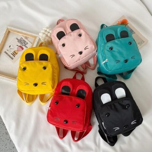 Cartoon cute childrens backpack 2020 summer new little mouse kindergarten school bag men and women baby backpack