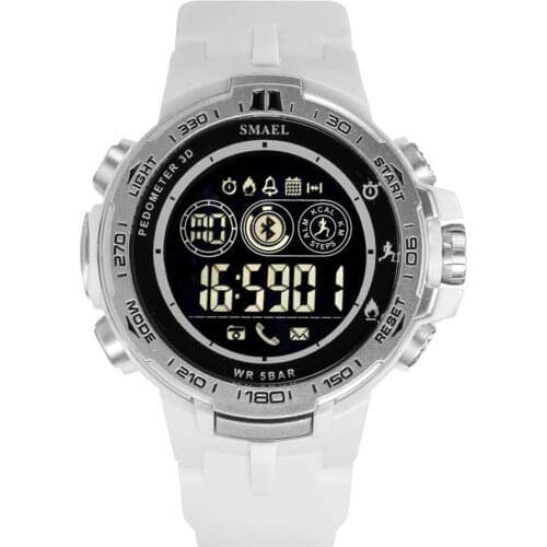 Fashion Digital Watch SMAEL Smart Watch Bluetooth Men Sports Watches Men LED Digital Watches 50M Waterproof Relojes Hombre 8012