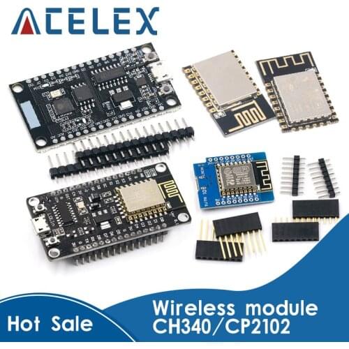 Wireless module NodeMcu v3 CH340 Lua WIFI Internet of Things development board ESP8266 with pcb Antenna and usb port for Arduino