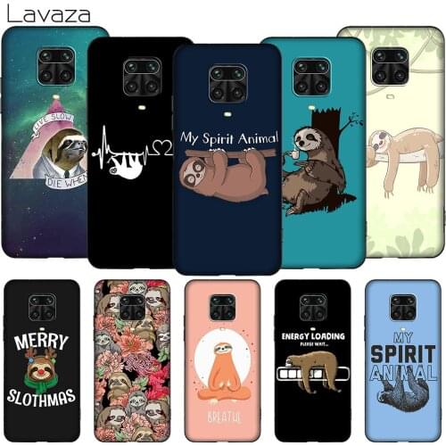 Lavaza K55 Grey Sloths TPU Soft Case for Redmi Note 5 6 6A 7 7A 8 8T 8A 9 9A 9C 9S K20 K30 Poco X2 Pro Max