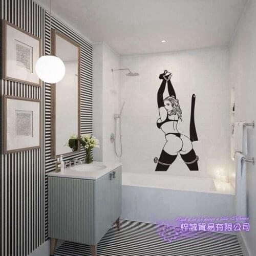 Naked Body Wall Sticker Bathroom Room Home Decoration Posters Vinyl Sticker Sexy Girl Wall Decal