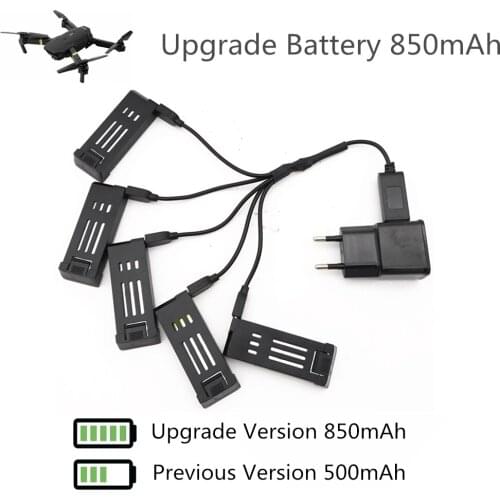 Original E58 Battery 850mAh Upgrade Lipo Battery for E58 JY019 S168 3.7V 500mAh Spare Parts Accessories