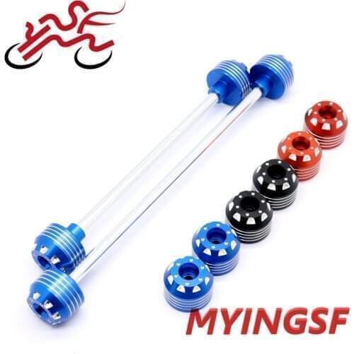 Axle Fork Falling Pad For YAMAHA MT-09 FZ-09 2014-2019 Front Rear Motorcycle POM Wheel Slider Crash Protector