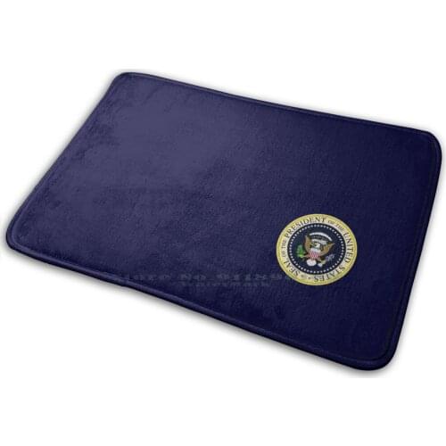 Presidential Seal Mat Rug Carpet Anti-Slip Bedroom Entrance Door Mat President Potus Usa United States Reusable Trump Donald