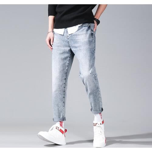 QYLVAWOY Mens Jeans