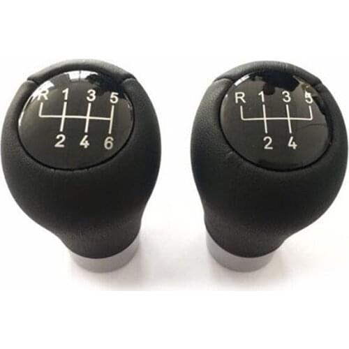 5/6 Speed Auto Gear Knob MT Leather FOR BMW 1 3 5 E30 E32 E34 E36 E38 E39 E46 E53 E60 E63 E83 E84 E87 E90 Car Shifter Handball