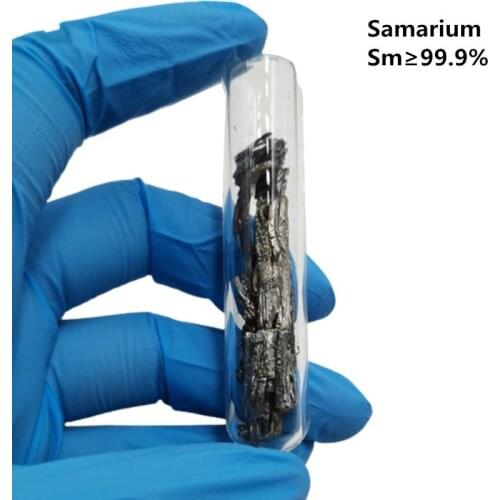Samarium Metal 10 Grams 99.9% Element 62 Sample Sm in sealed vial