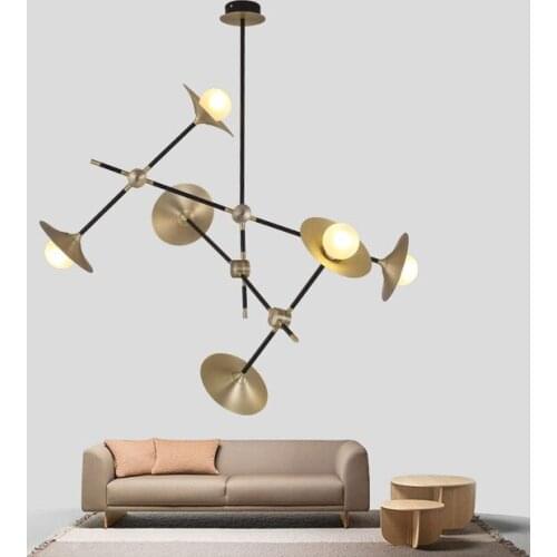 Modern Glass Led Pendant Light Speaker Style Dining Room Kitchen Designer Hanging Lamps Avize Suspension Luminaire