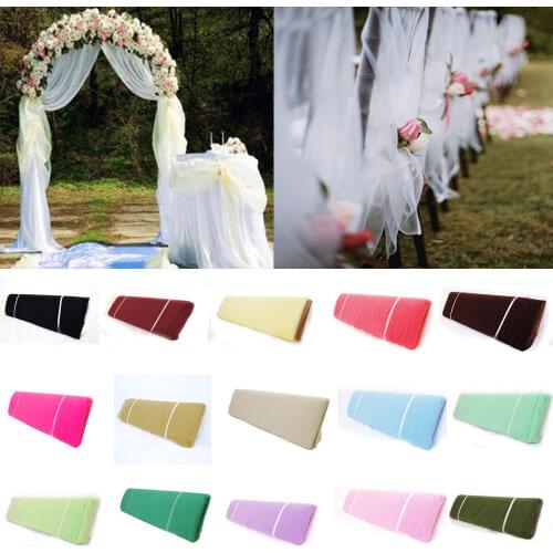 1roll Bolt Tulle 54"x40Yards Tutu Fabric Nylon Pew Bow Bridal Favor Party Wedding Decorations