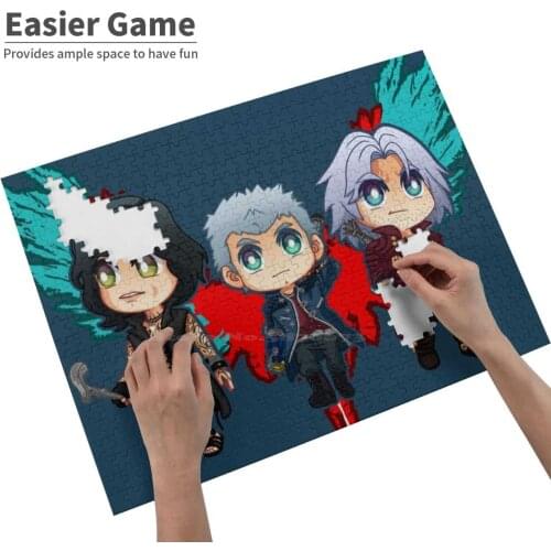 V Jigsaw Puzzle ChildrenS Educational Toys Gift Adult Hobby Game Toy 5 Dante Nero V Vergil Sparda Yamato Lady Trish Ni Eogame