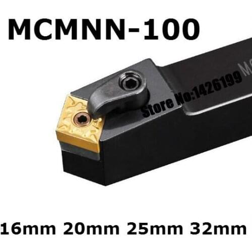 1PCS MCMNN1616H12-100 MCMNN2020K12-100 MCMNN2525M12-100 MCMNN3232P12-100 MCMNN2525M16-100 MCMNN3232P16 CNC External Turning Tool