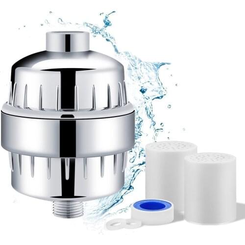 High Output Universal Baby Shower Filter for Shower Head Handheld &Overhead Shower with Replaceable Multi-Stage Filter Cartridge