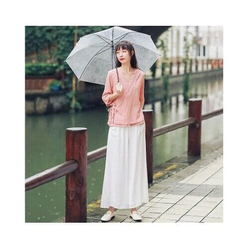 Women Yoga Set Linen Chinese Traditional Loose Sweatshirt+pant Jogger Fitness Casual Tai Chi Kungfu Meditation Set Tracksuit