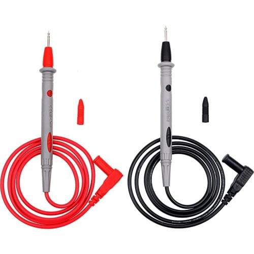NICEYARD 1 Pair Digital Multimeter Lead Probe Wire Practical Multi Meter Test Pen Cable Accessories 110cm Universal