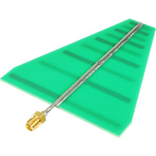 15W 5-6dB 1.35-9.5GHz UWB Ultra Wide Band Log Periodic Antenna, RF Directional Antenna
