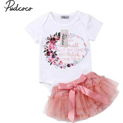 2019 Brand Love Mom And Dad for baby girl costume fluffy skirt for girls short sleeve 2Pcs Party tutu skirt baby pink tutu 0-18M