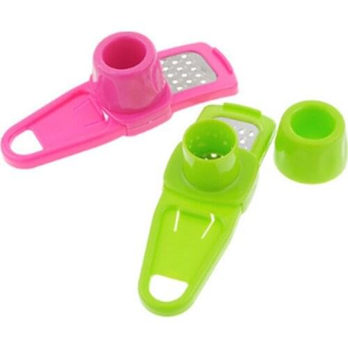 2PC Multi Functional Garlic Presses Ginger Garlic Grinding Grater Planer Slicer Cutter Vegetabl Tool Kitchen Accessories
