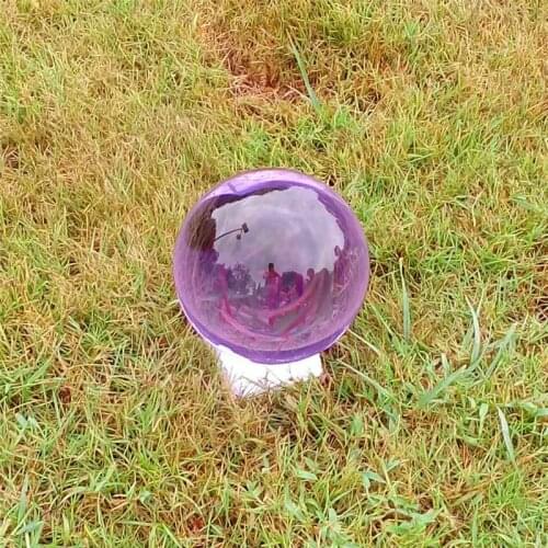 40mm Pink Clear Glass Crystal Ball Healing Sphere Photography Props Lensball Decor Gift Magic Pink Crystal Healing Ball Sphere