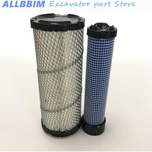For Excavator Accessories Air Filter Element Air Filter 4417516 P821575 AF25551 AF25552 P822858 High Quality Accessories