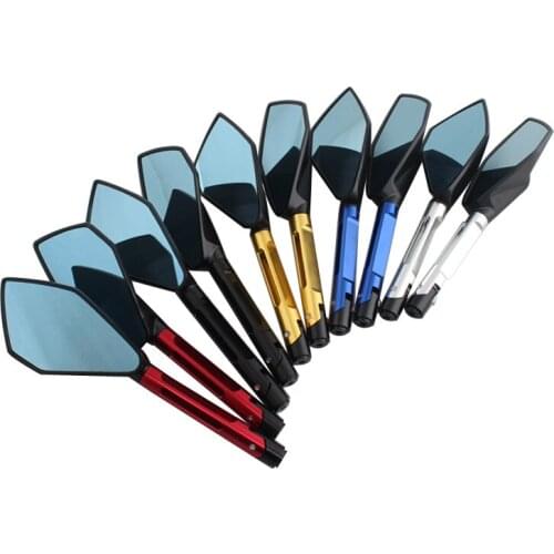 Aluminum Anti-glare Motorcycle Rearview Mirrors CNC Side Mirrors 8mm 10mm Universal For Honda Yamaha Suzuki Scooter Ducati KTM