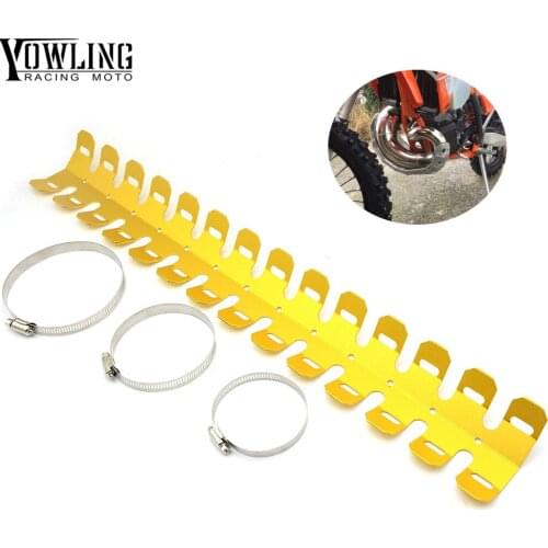 FOR exc 400 450 530 525 aventura 990 1190 950 640 Montorcycle Exhaust Muffler Pipe Leg Protector Heat Shield Cover