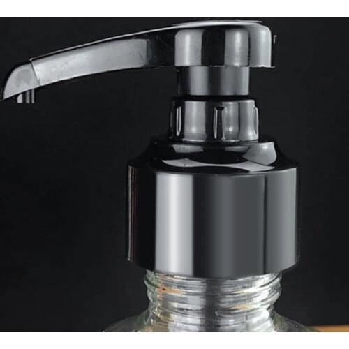 4 Pcs Coffee 1 Liter Dispenser Syrup Pump Black Liquid Dispenser for Monin Syrup 10Ml Juice Bottle Dispenser Pump