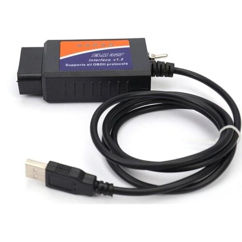 ELM327 USB V1.5 modified for Forscan ELMconfig CH340+25K80 chip HS-CAN