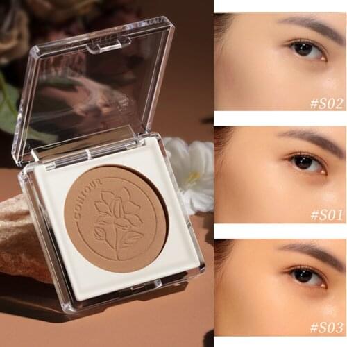 FOCALLURE 3 Colors Matte Brown Bronzer Contouring For Face Soft Powder Texture Easy to Blend Professional Women’s Cosmetics