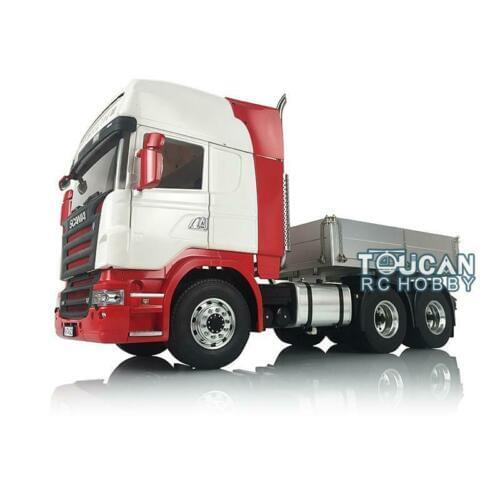 6*6 LESU Metal Chassis RC 1/14 Car Hopper Motor Hercules Painted Sca 802C Cabin THZH0603-SMT3