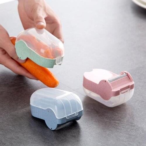 Multifunctional Storage Type Peeling Knife Peeling Knife With Storage Tube Peeler Peeling Apple Supplies Household Peeling Knife