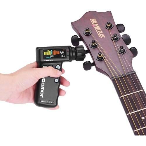 JOWOOM T2 Multifunctional Smart Guitar Tuner Tool Peg String Winder for Guitar Ukulele Tuning Tool Built-in Rechargeable Battery