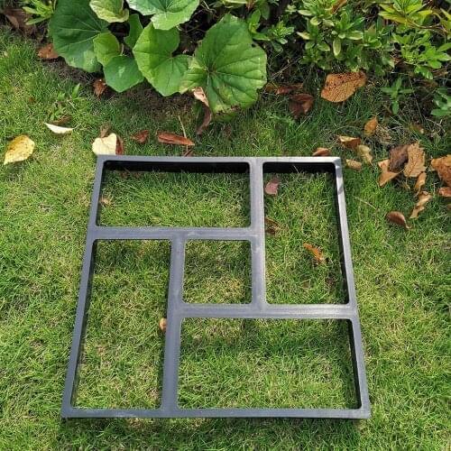 Reusable Path Floor Mould, DIY Path Maker, Garden Lawn Paving Concrete DIY Mold, 40x40cm