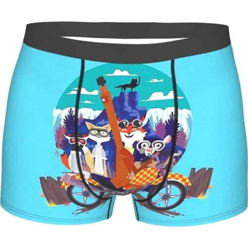Mens Panties Fantastic Mr Fox Men Boxer Underwear Cotton for Male The Fantastic Mr Fox Large Size Lot Soft