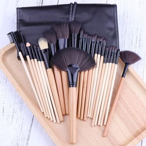 Makeup Brushes Set Professional Eyeshadow Foundation Blush Powder Eyeliner Eyelash Lip Make Up Cosmetic Tool 24 PCS