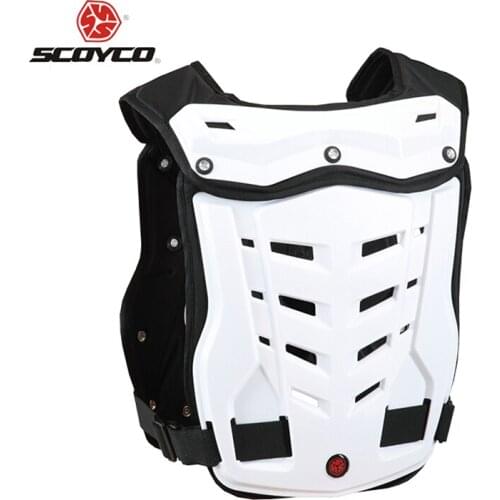 Durable Motorcycles Motocross Scoyco Chest & Back Protector Armour Vest Racing Protective MX Armor ATV Guards Race Racing Pads