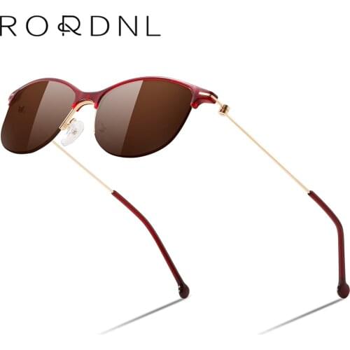 Cat Eye Progressive Sunglasses for Women Myopia Optical Prescription Sun Glasses Female Semi Rimless Multifocal Bifocal Eyewear