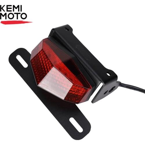 KEMiMOTO Fender Eliminator License Plate Holder Rear Tail Light For Suzuki DRZ 400 DRZ400 DR-Z 400S DR-Z 400SM 2005-2017