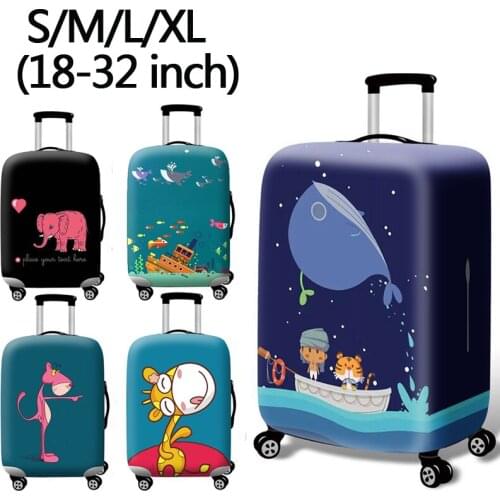 3D elastic thick wear-resistant luggage protection cover for luggage protection cover trolley case travel accessories