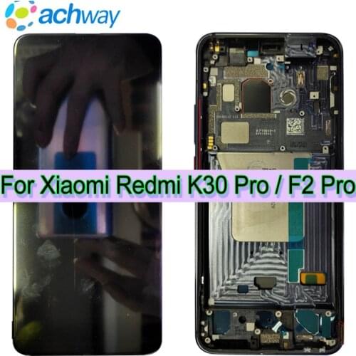 AMOLED / TFT / OLED For Xiaomi Poco F2 Pro LCD Display Touch Screen Digitizer Replacements + Frame For Xiaomi redmi k30 pro LCD