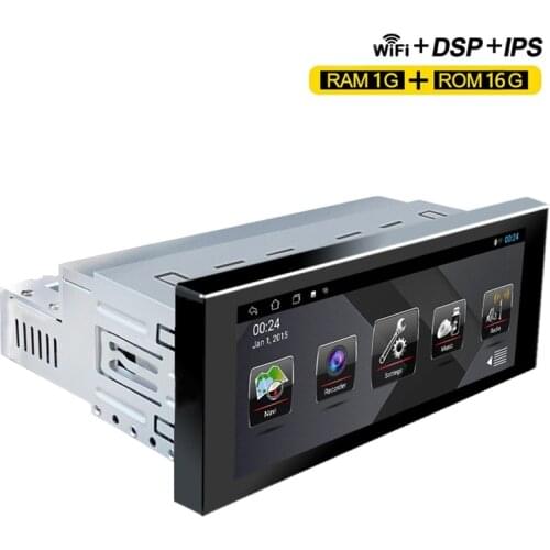 1 Din Android 10.0 Car Android Multimedia Player 6.9 Inch IPS Auto Radio Audio Stereo WIFI GPS Navigation MP5 Player