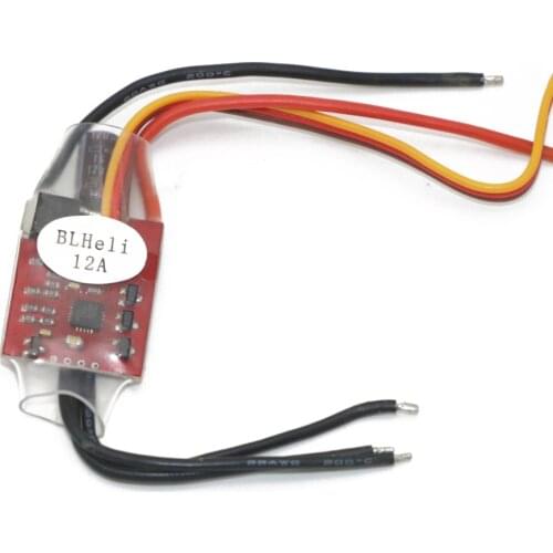 1pcs BLHELI 12A Mini Brushless ESC BLHELI 14.2 Speed Controller 2-3S For 160-250 Multiple Rotors FPV DIY RC Helicopter