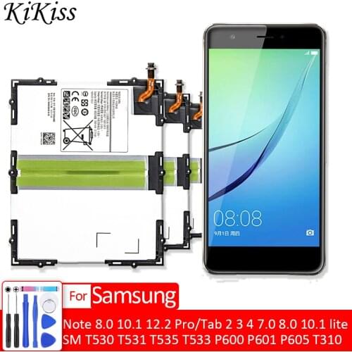 Battery For Samsung Galaxy Note 8.0 10.1 12.2 Pro/Tab 2 3 4 7.0 8.0 10.1 lite Edition SM T530 T531 T535 T533 P600 P601 P605 T310