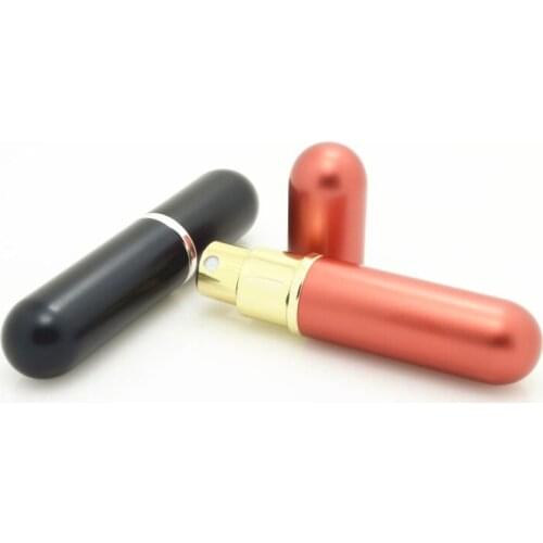 Free shipping 200 x 5ml Refillable perfume bottles atomizing spray Liquid Container empty glass spray bottle advanced atomizer