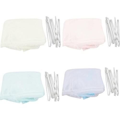 Children Student Mosquito Net Cover Yurt Mosquito Mesh Cover Pop Up Tent Self-locking Zipper, Durable Transparent Tent