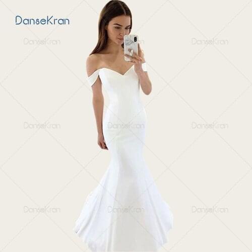 DanseKran Satin Wedding Dresses