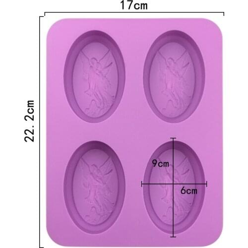 4 cavity mouse silicone cake mold DIY kitchen baking silicone mold handmade soap mold