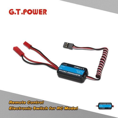 G.T.POWER On Off Switch Electronic Switch for Receiver RX Electronic Parts Nitro RC Car