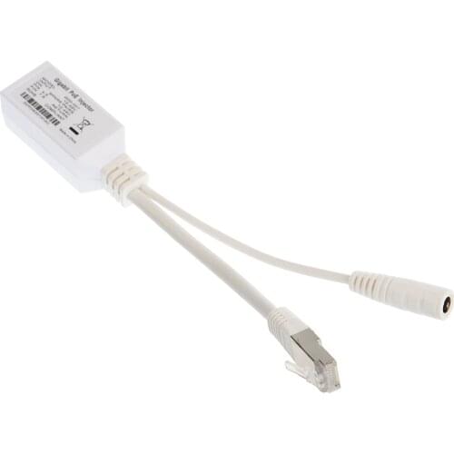 Gigabit PoE Injector cable use as poe splitter or poe injector from 12V -56V for MikroTik and other PoE Products