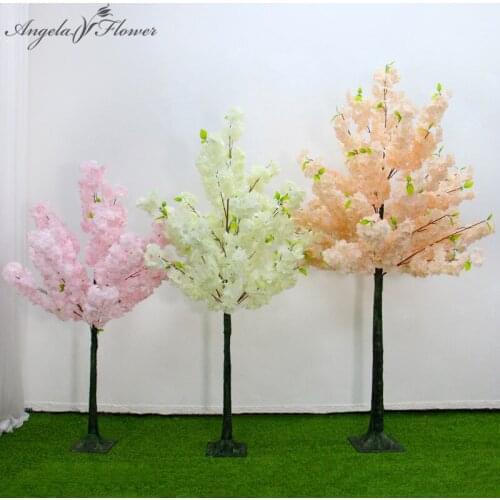 Artificial Cherry Tree Plants Christmas Fake Tree Room Hotel Party Wedding Backdrop Window Display Garden Home Decor Cherry Tree